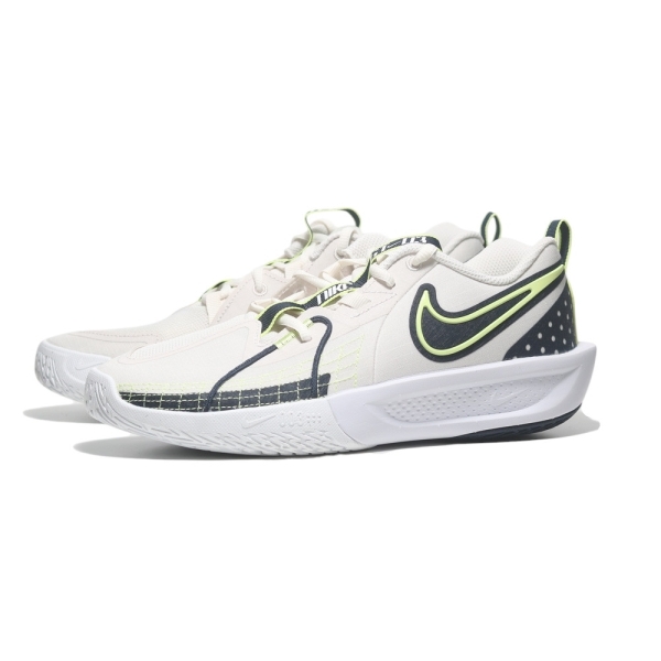 NIKE 籃球鞋 G.T. CUT 3 GS 米白黃 深藍 大童 女 FD7033-005