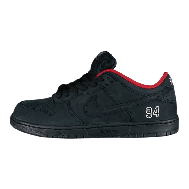 Supreme x Nike SB Dunk Low "94 Black" 聯名款 麂皮 黑94 男鞋 HQ8487-001 [台灣現貨]