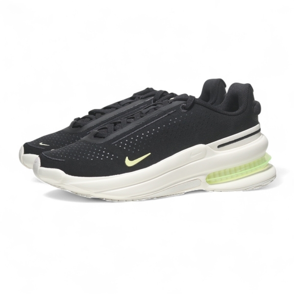 NIKE 慢跑鞋 AIR ZOOM UPTURN SC 黑米白 螢光 氣墊 女 IB2764-002