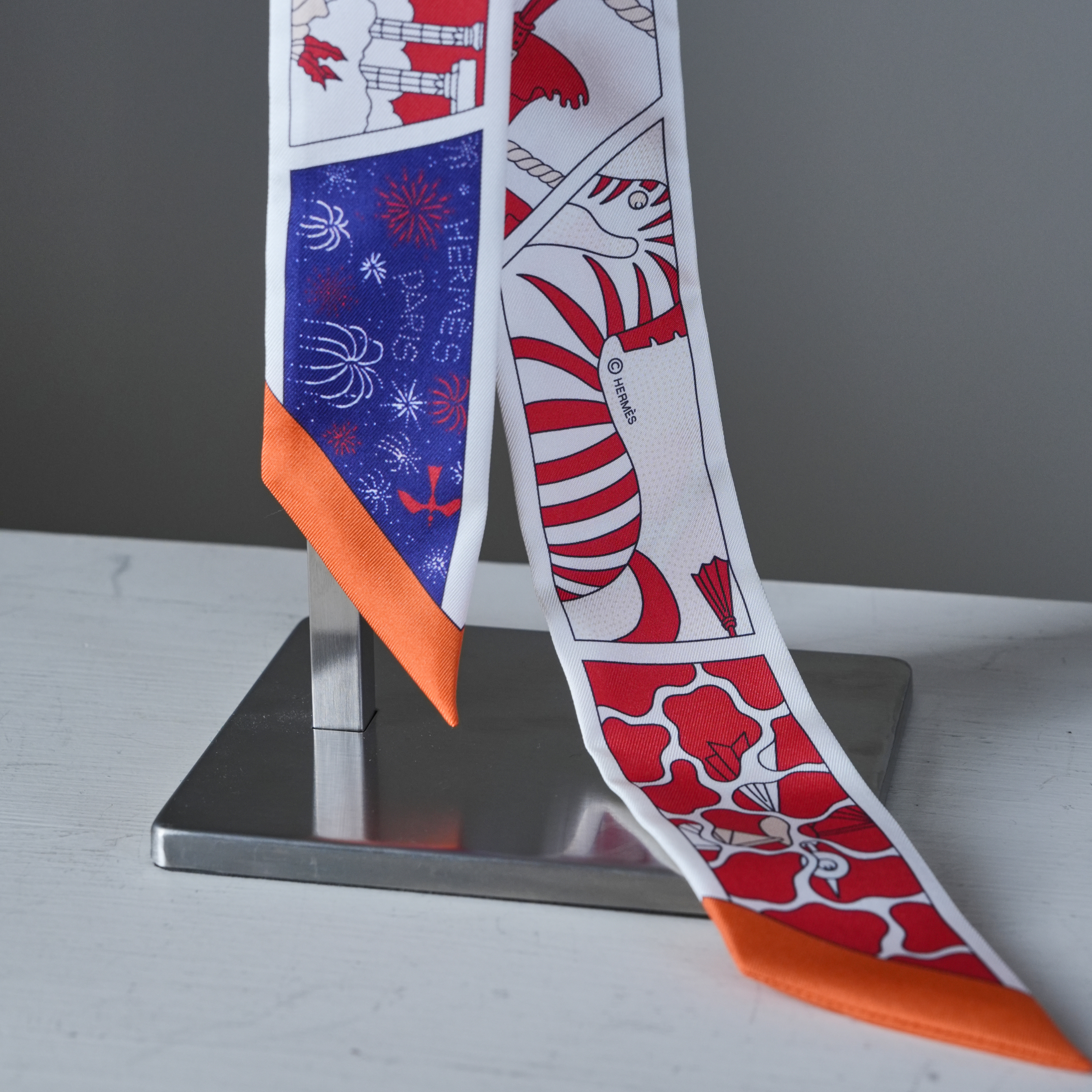 Hermes 橘黃馬蹄Twilly