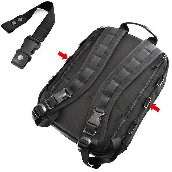 VanNuys E541 High-End Business Backpack Luggage Strap