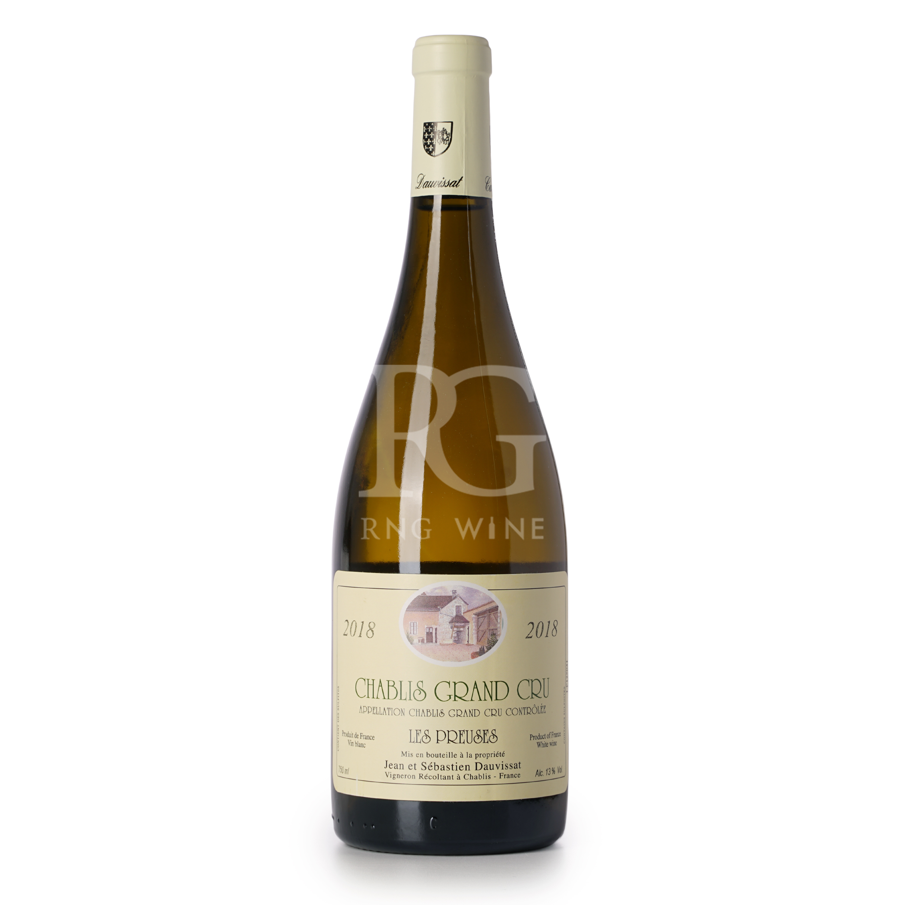 Jean Sebastien Dauvissat Chablis Les Preuses Grand Cru 2018 (BH93)