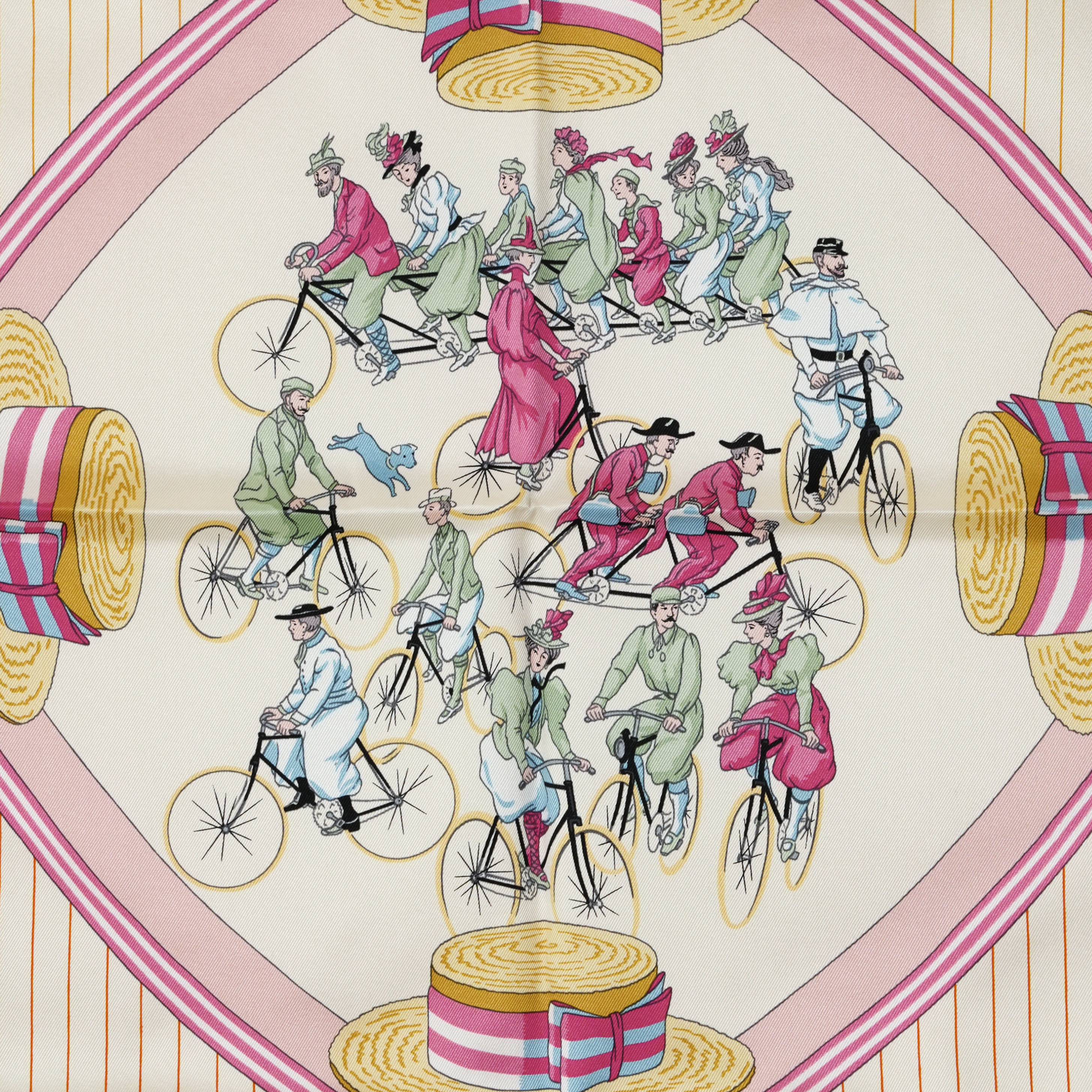 Hermes 腳踏車絲巾