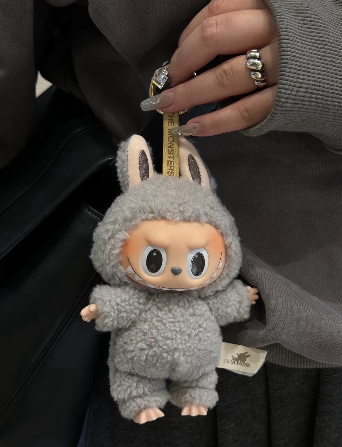 <可以選!!😍> LABUBU 心動馬卡龍 鑰匙圈娃娃 盲盒