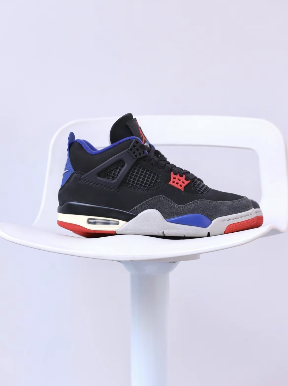 Air Jordan 4 Retro Rare Air系列 "White Lettering" 黑紅藍 男鞋