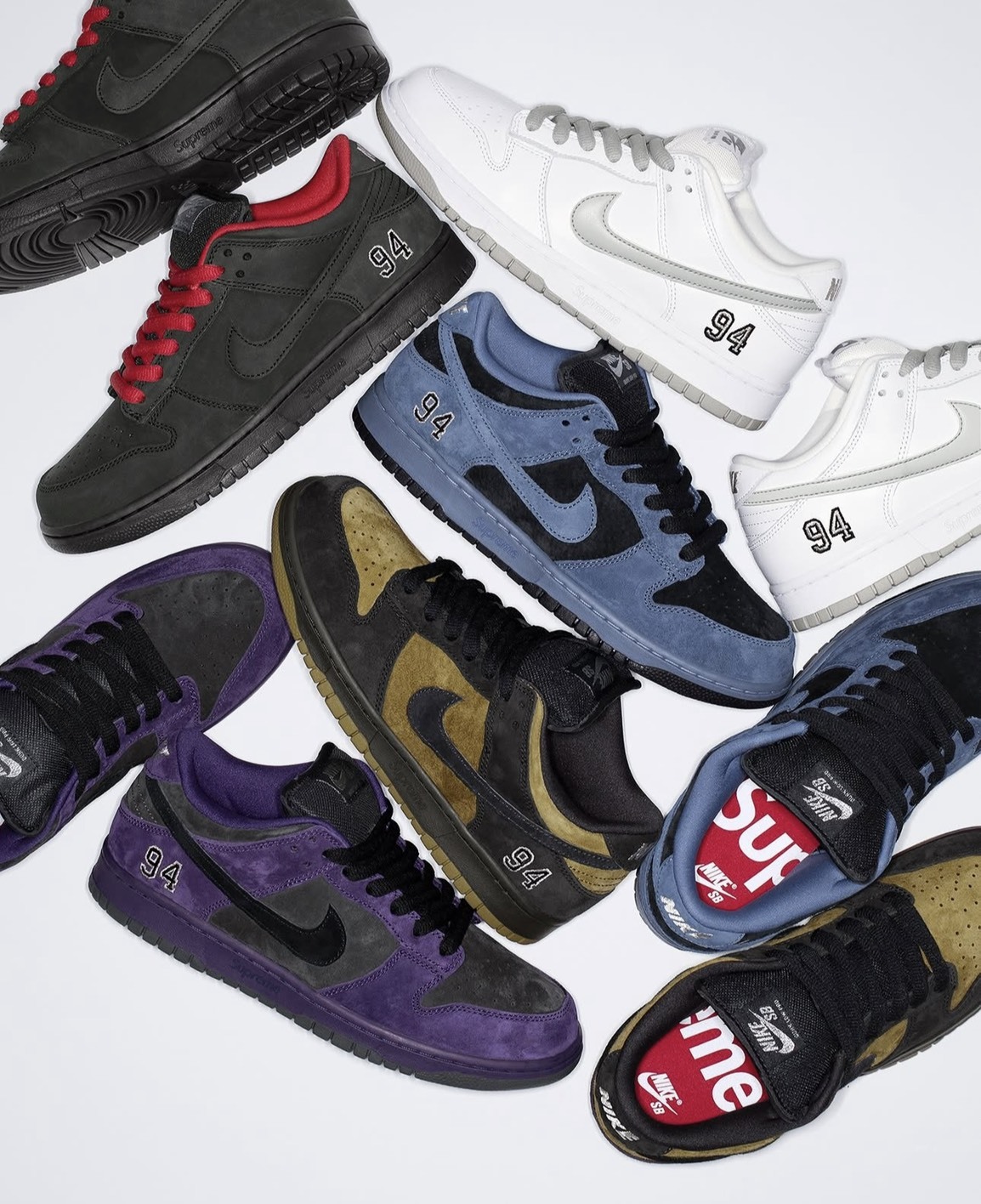 Supreme x Nike SB Dunk Low 限量聯名 低筒 板鞋