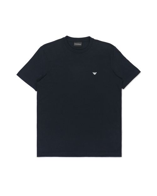 【直播】EMPORIO ARMANI LL090424 Logo圓領短袖上衣( 8N1D611JPZZ )