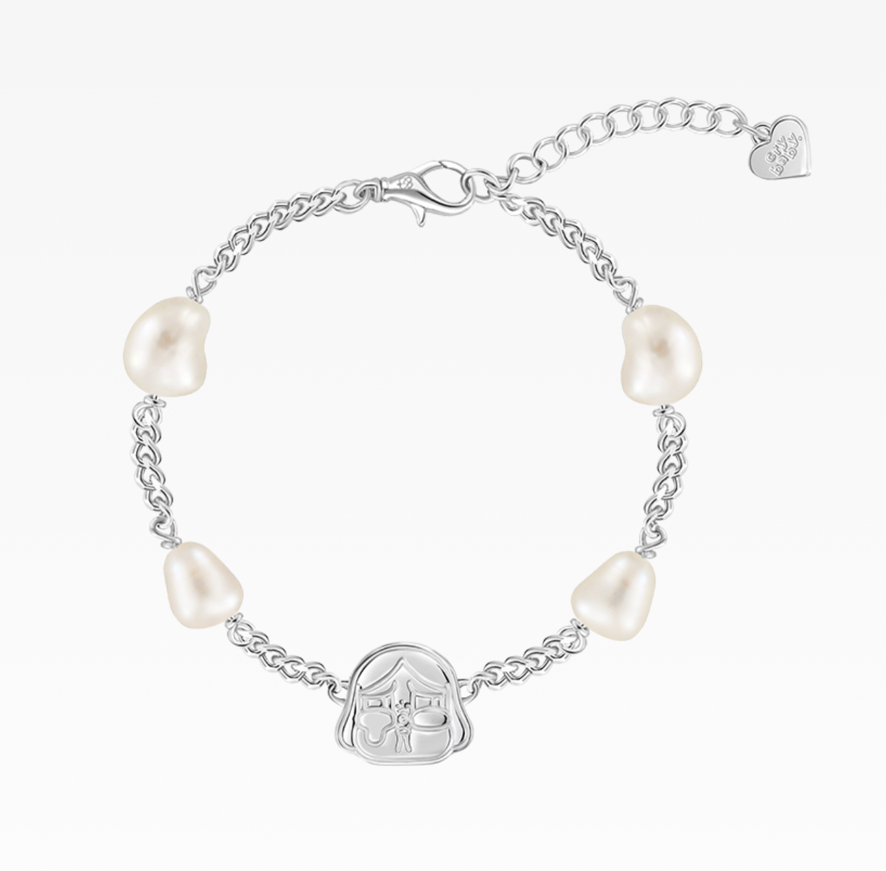 popmart popop純銀925 CRYBABY 愛神的眼淚系列珍珠手鏈