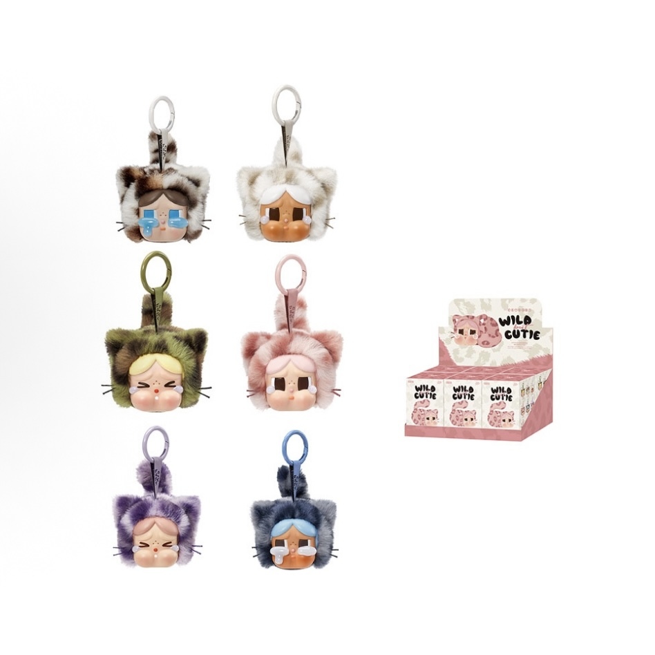 POP MART CRYBABY 豹豹貓貓系列 毛絨 掛件  盲盒