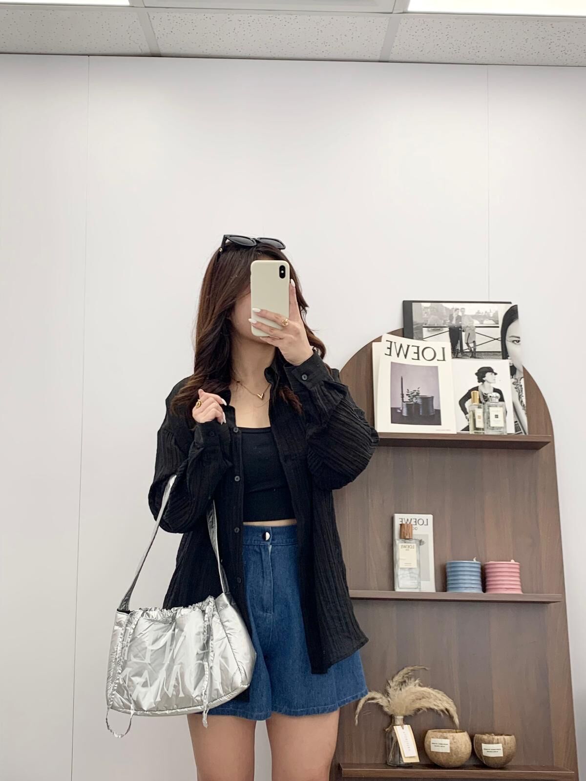 Gentle Woman Dumpling Bag(Silver Starlight)