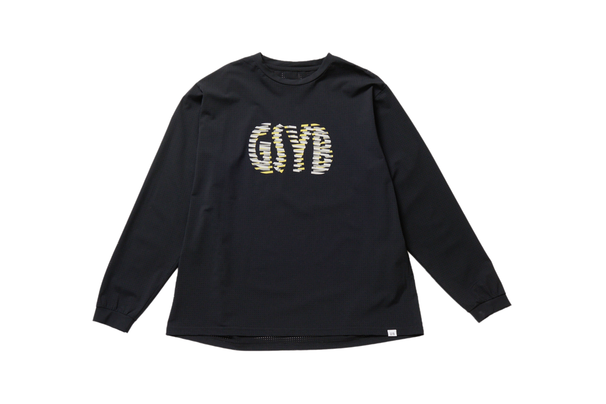GSYB DRY DOT MESH TEE L/S GS2502-C02 BLACK
