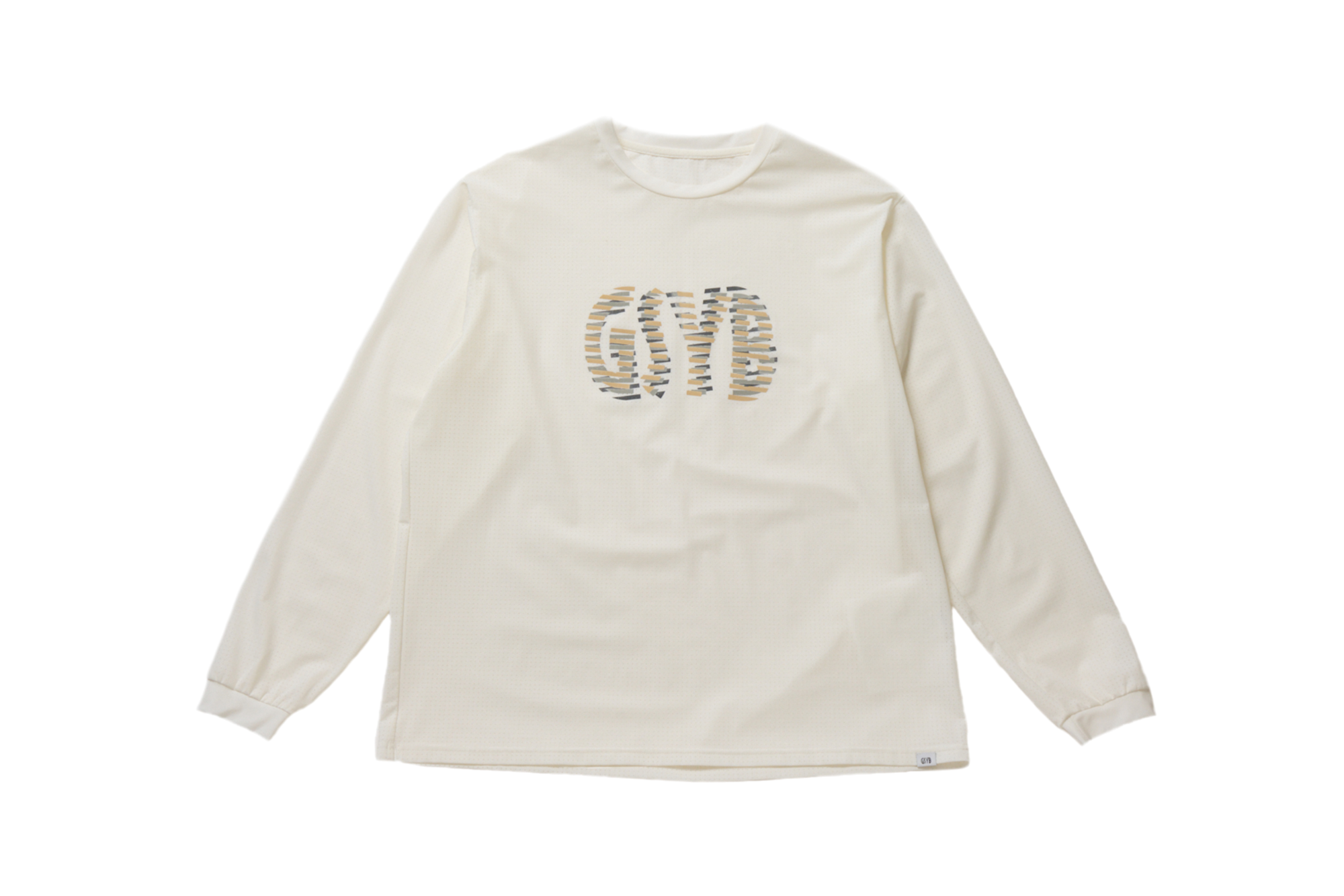 GSYB DRY DOT MESH TEE L/S GS2502-C02 WHITE