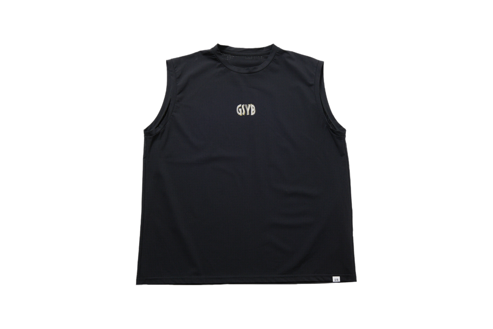 GSYB DRY DOT MESH TEE N/S GS2502-C03 BLACK