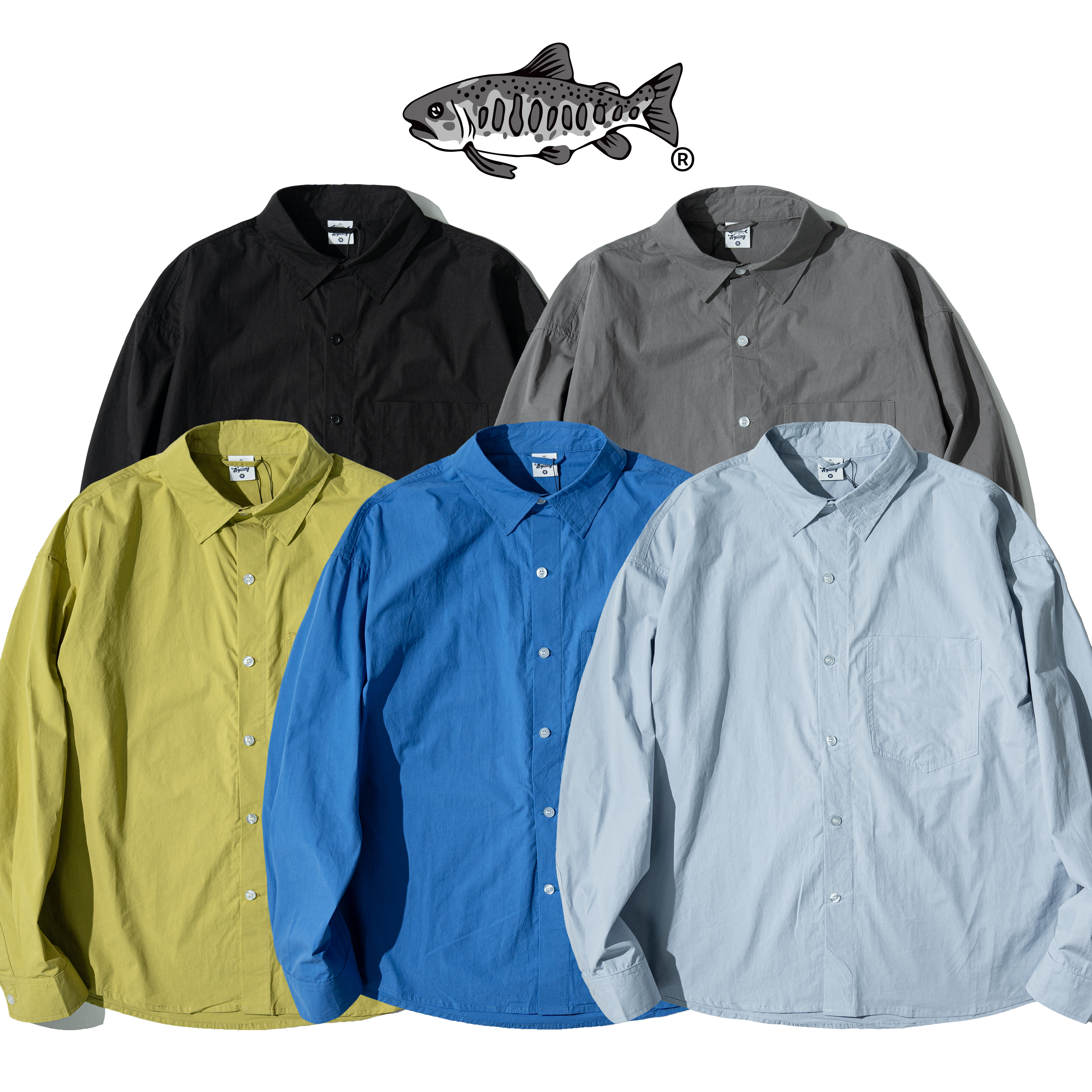 AGILITY Heavy Washed Cotton LS Shirt 水洗棉 長袖襯衫 [SH-S00]