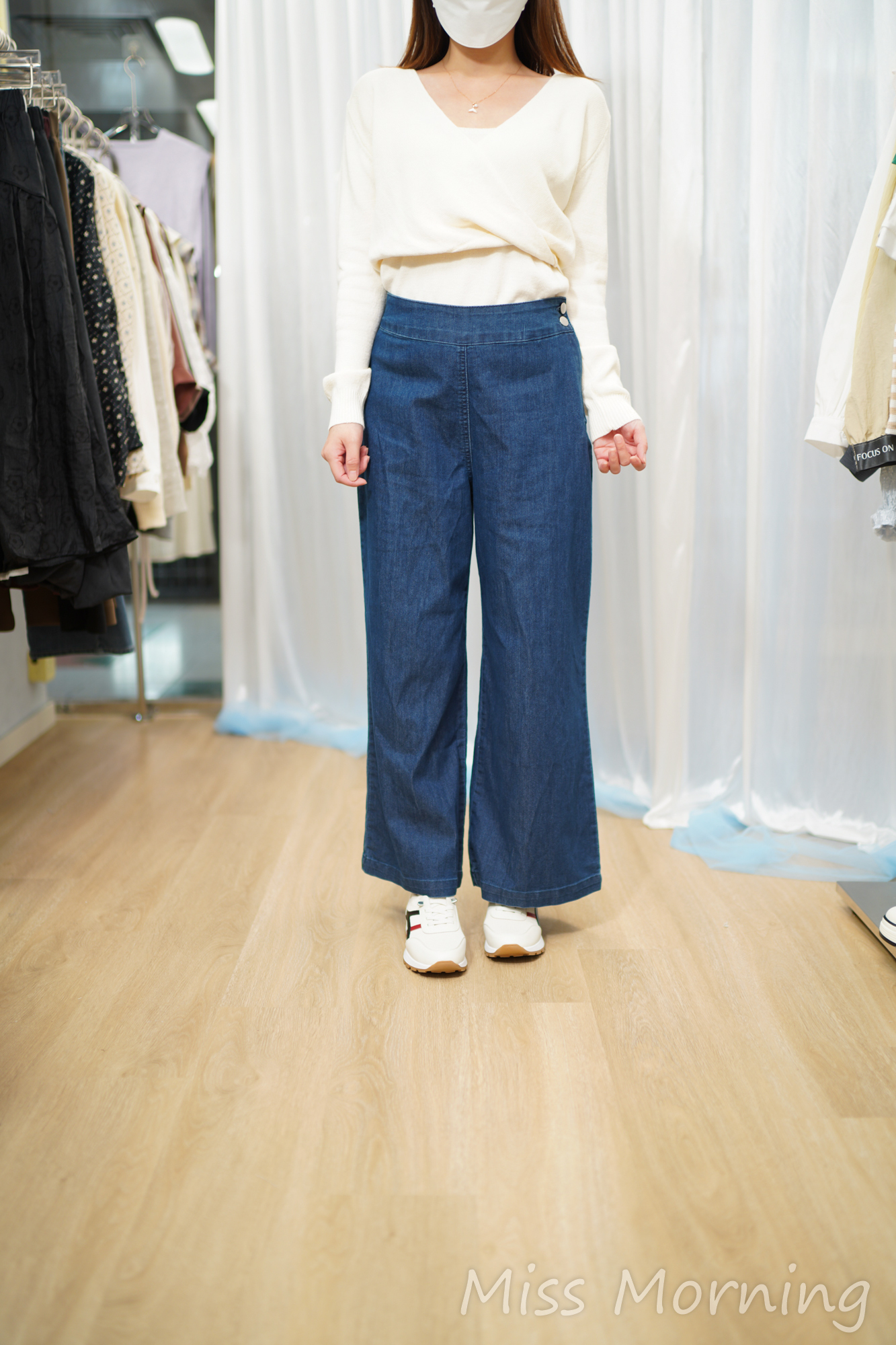 軟熟好手感薄牛褲(34005)