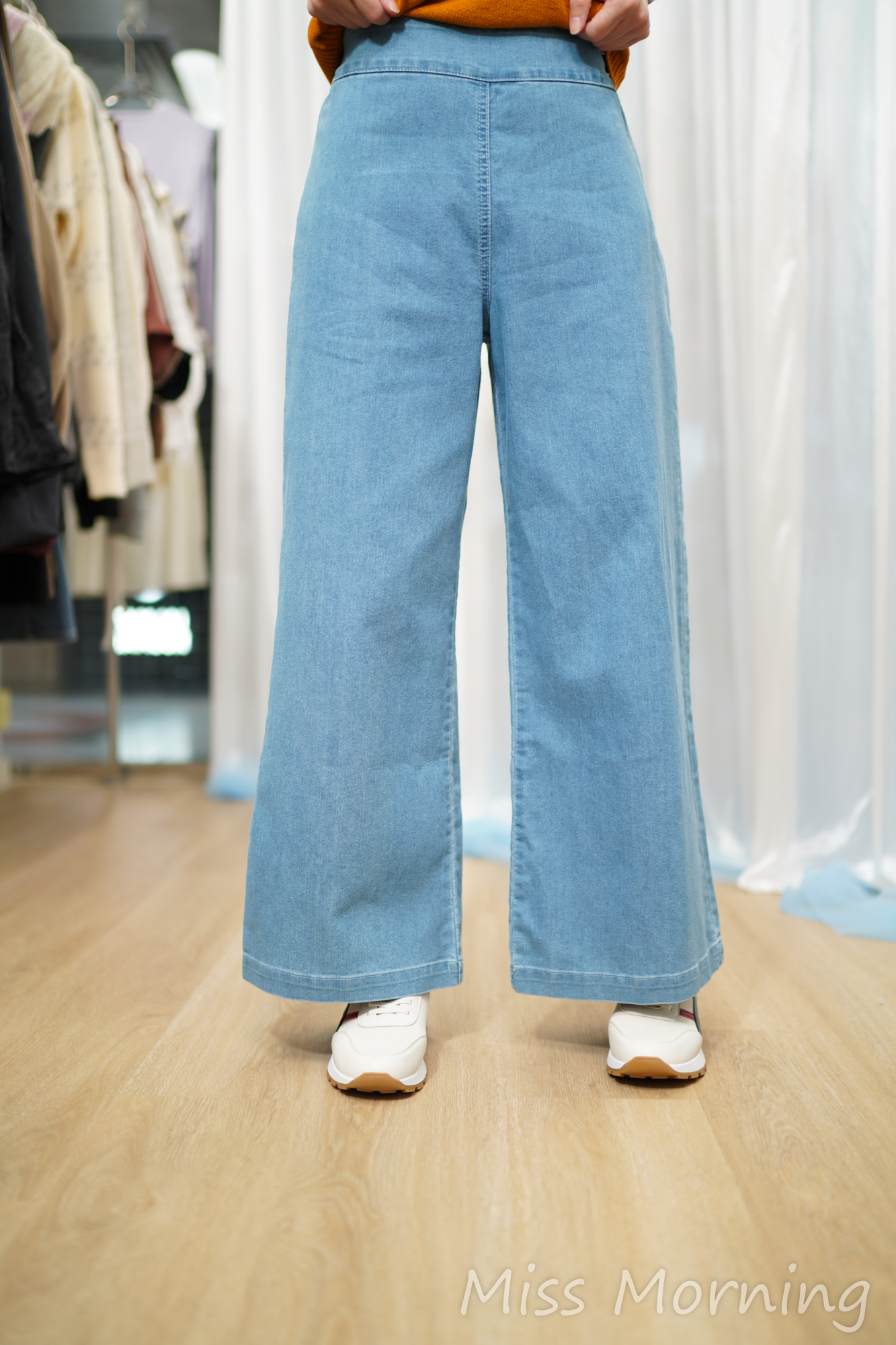 軟熟好手感薄牛褲(34005)