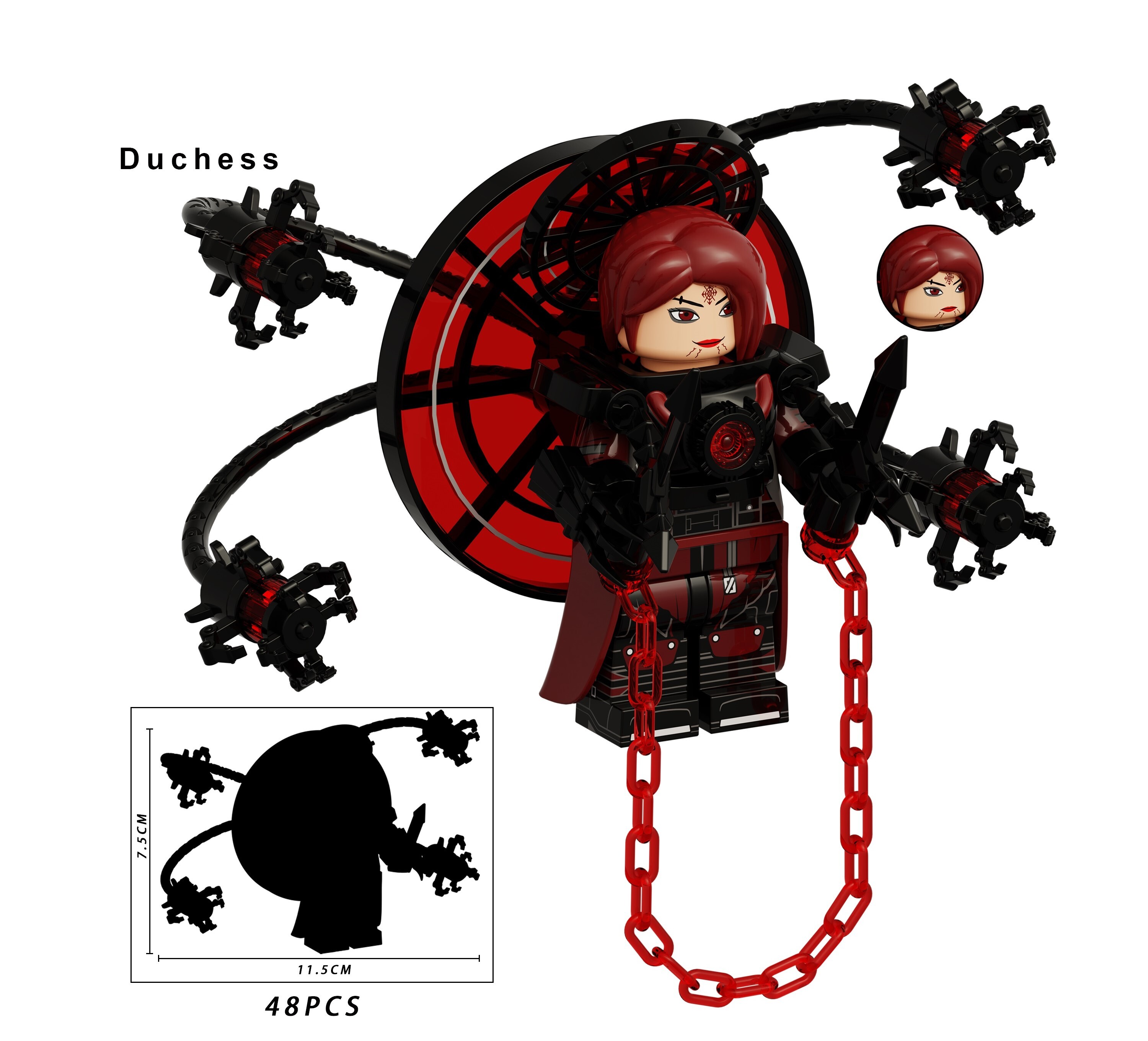 Skibidi Toilet The Duchess Astro Titan Custom Minifigures Minifigs Fit Lego KDL838 K2247