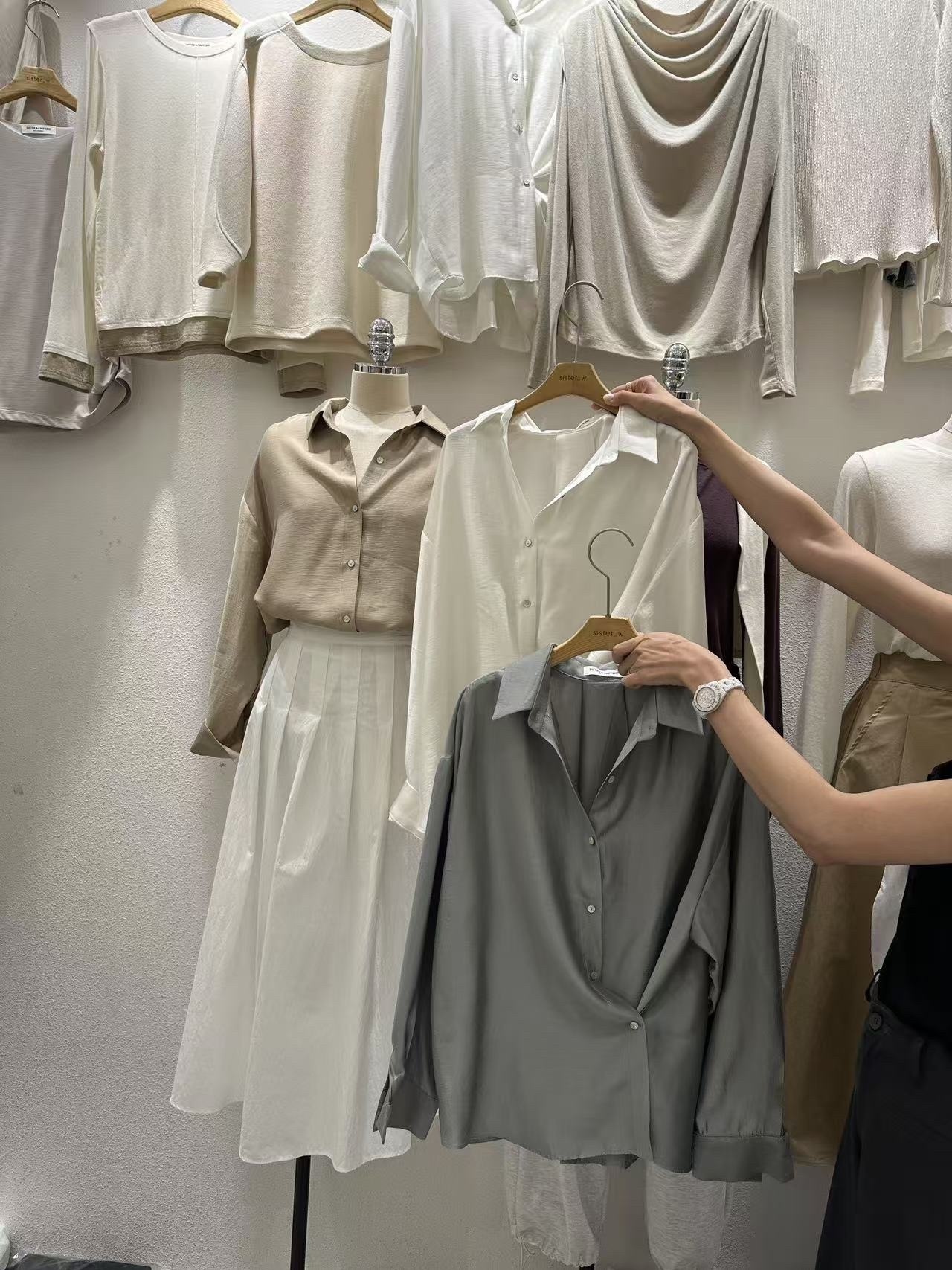 304 正韓光澤襯衫