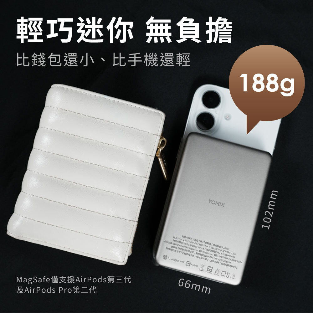 輕巧迷你188g無負擔