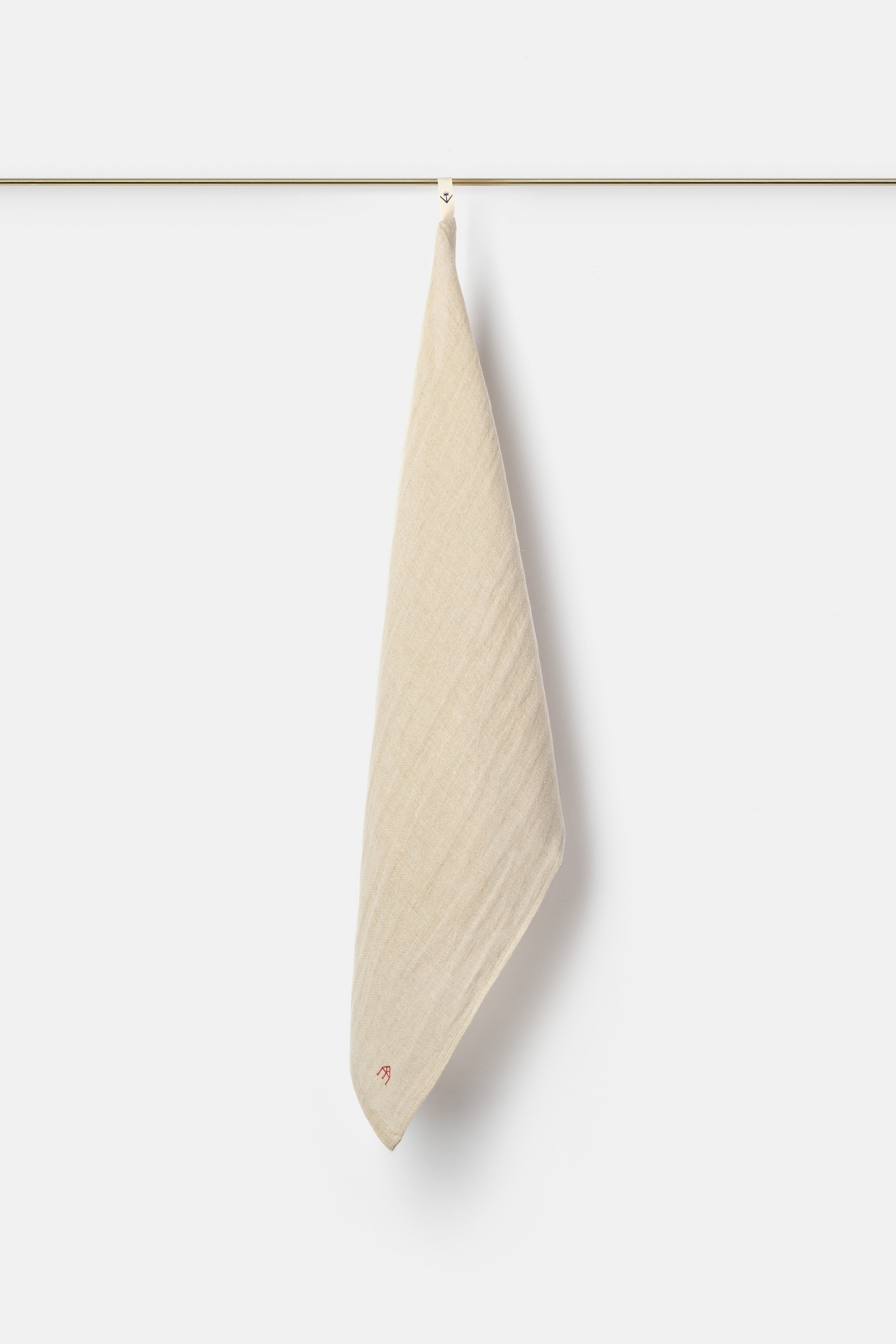 Casa 亞麻茶巾＿紅