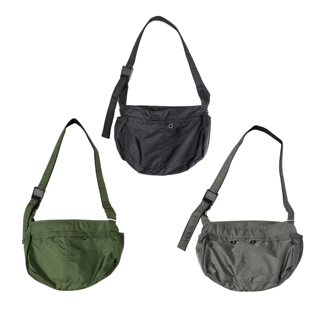 側背包 輕量尼龍  機能多口袋【 FUZY 】- B205084