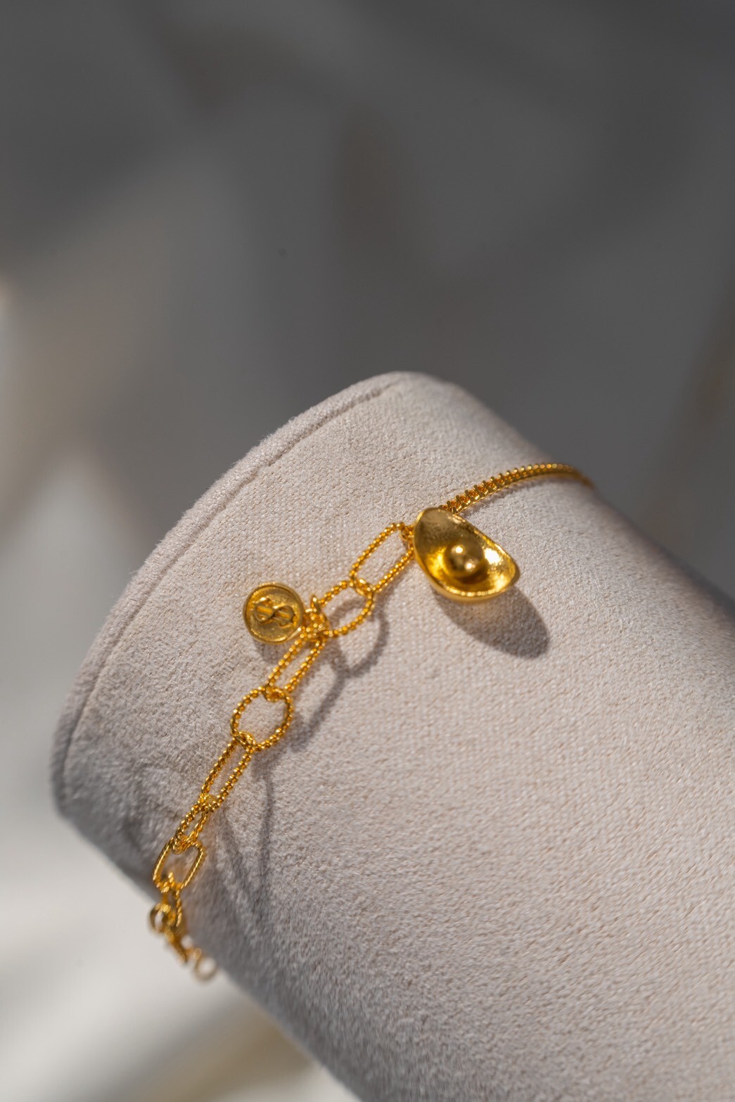 純金元寶錢幣手鍊