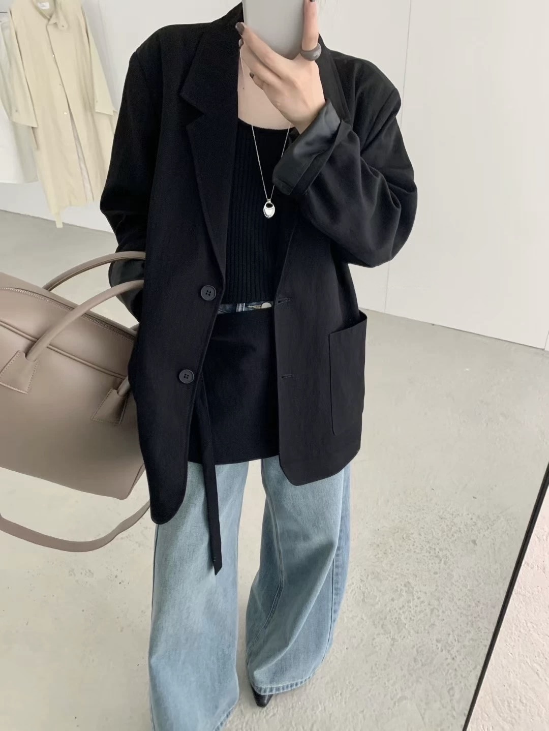 393 附綁布時髦質感西外