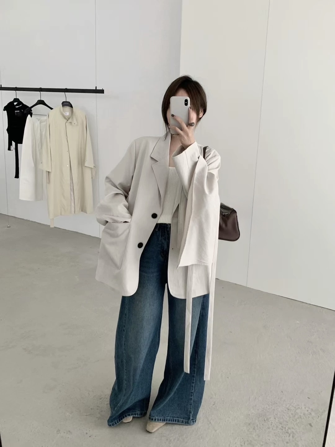 393 附綁布時髦質感西外