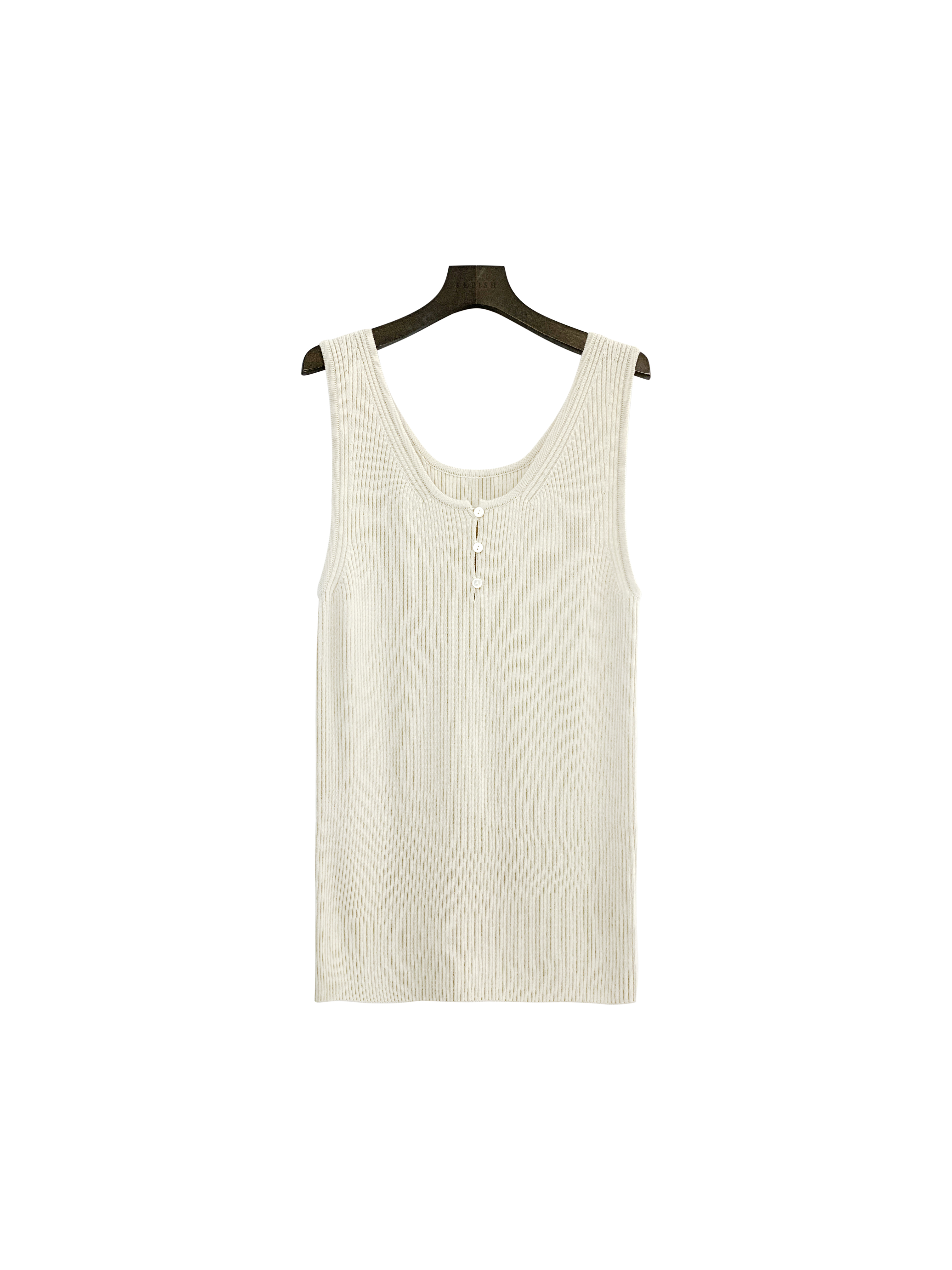 3釦長針衣(米白現貨)