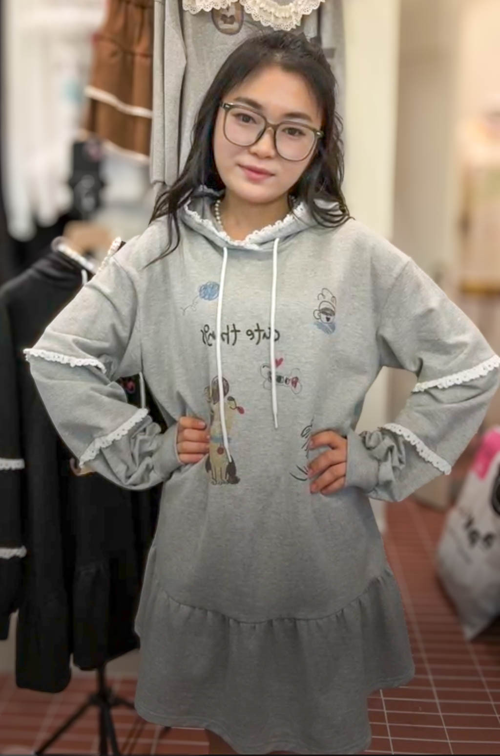 🥰PM_K2522  ▶️狗狗連帽T 👉B:120cm L:80cm