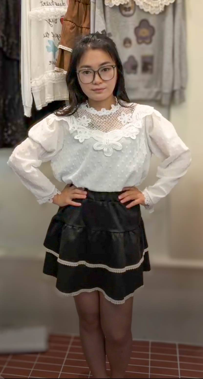 🥰PM_K2524  ▶️雙層短褲裙 👉W:66-90cm H:cm L:40cm