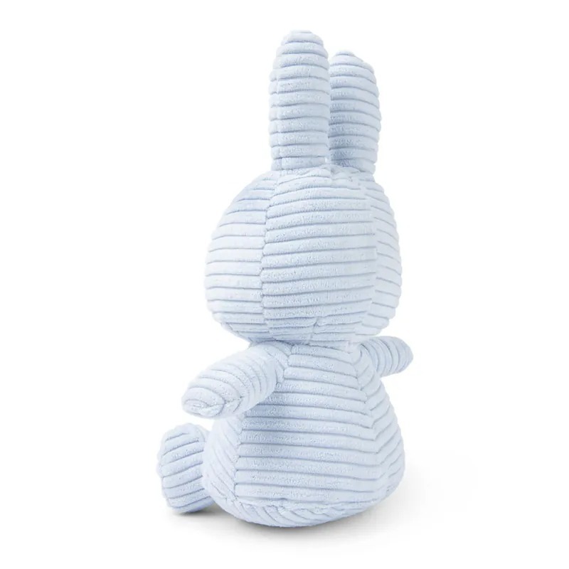 BON TON TOYS｜Miffy米菲兔ECO燈芯絨填充玩偶-冰藍 23cm