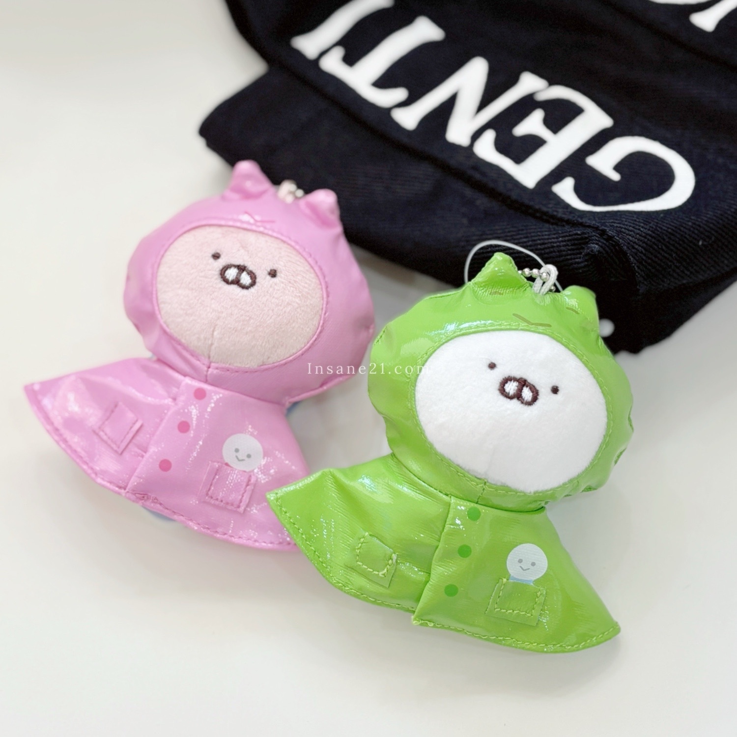 USAMARU 兔丸 雨衣裝扮 梅雨季限定 絨毛吊飾 日本代購