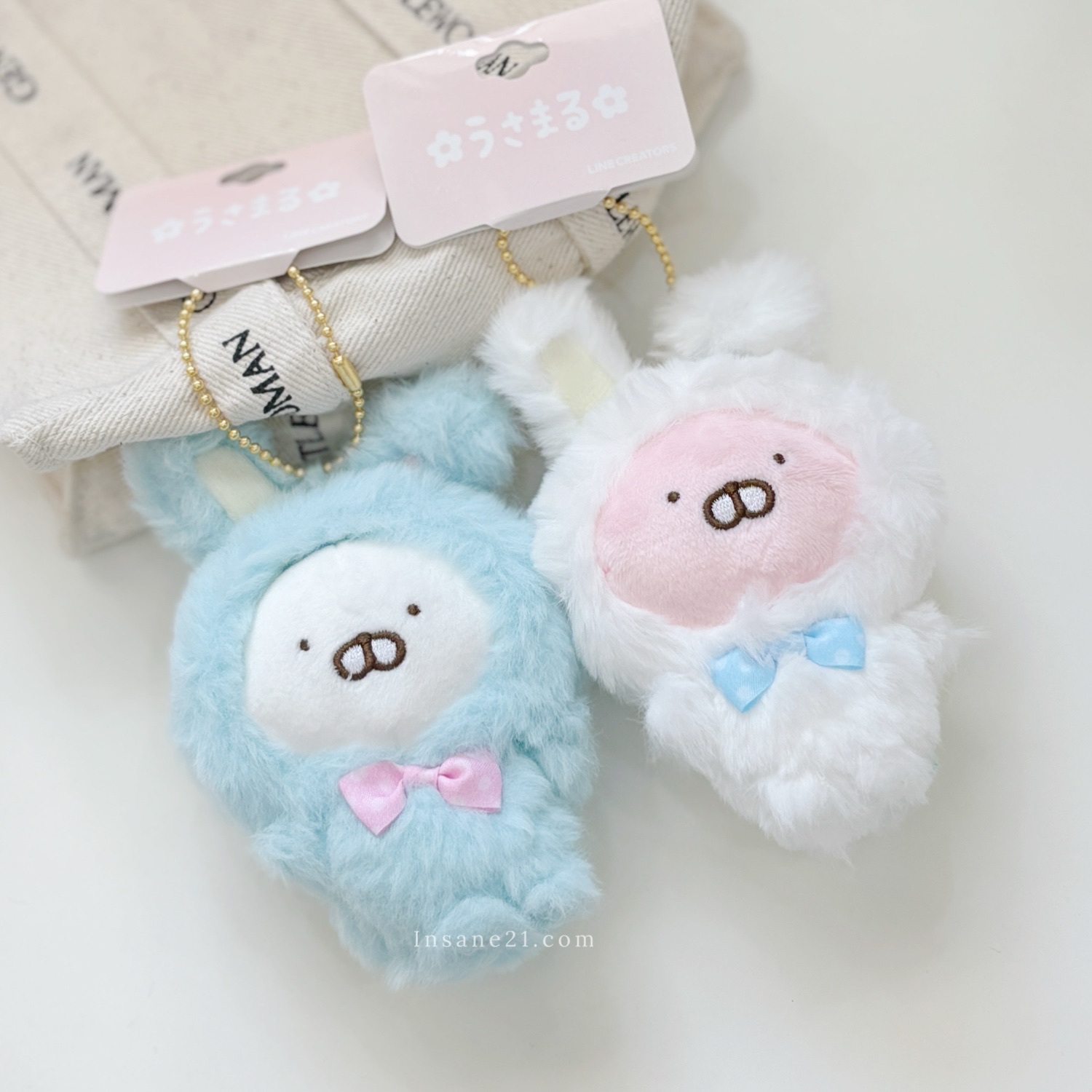 USAMARU 兔丸 兔子裝扮 絨毛吊飾 變裝 掛件 日本玩偶