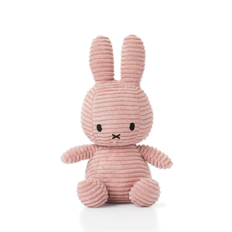 BON TON TOYS｜Miffy米菲兔ECO燈芯絨填充玩偶-粉 23cm