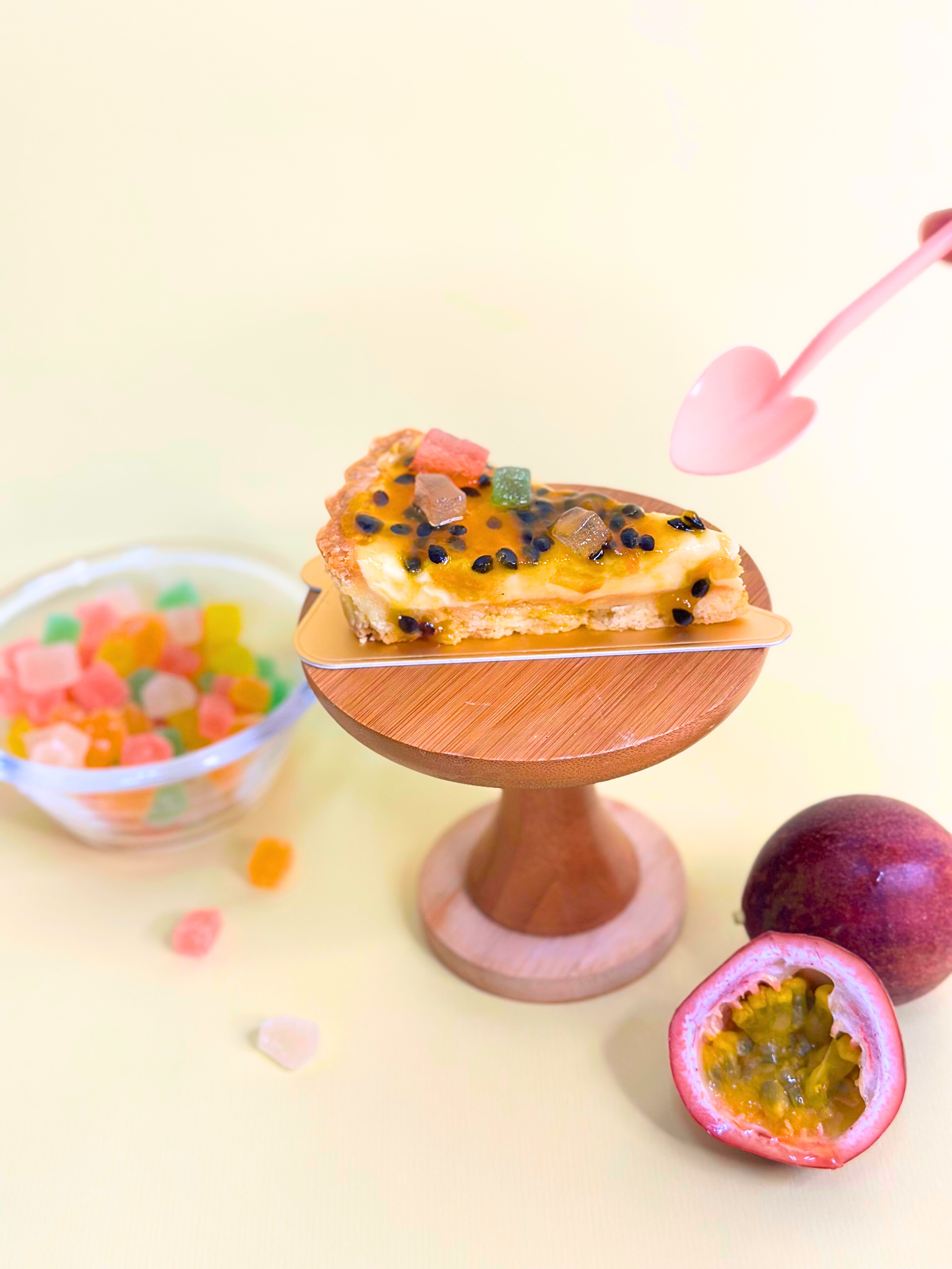 百香台味挫冰派切片