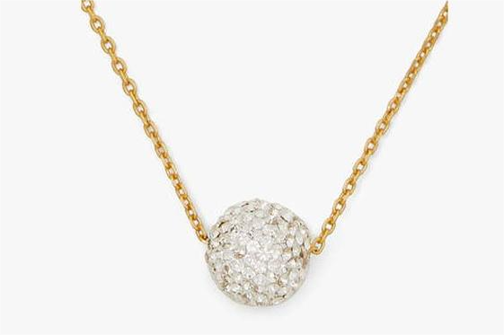 [S] KATE SPADE KB744 RAZZLE DAZZLE NECKLACE,CLEAR/WORN, 196021493959 (SKS1292)