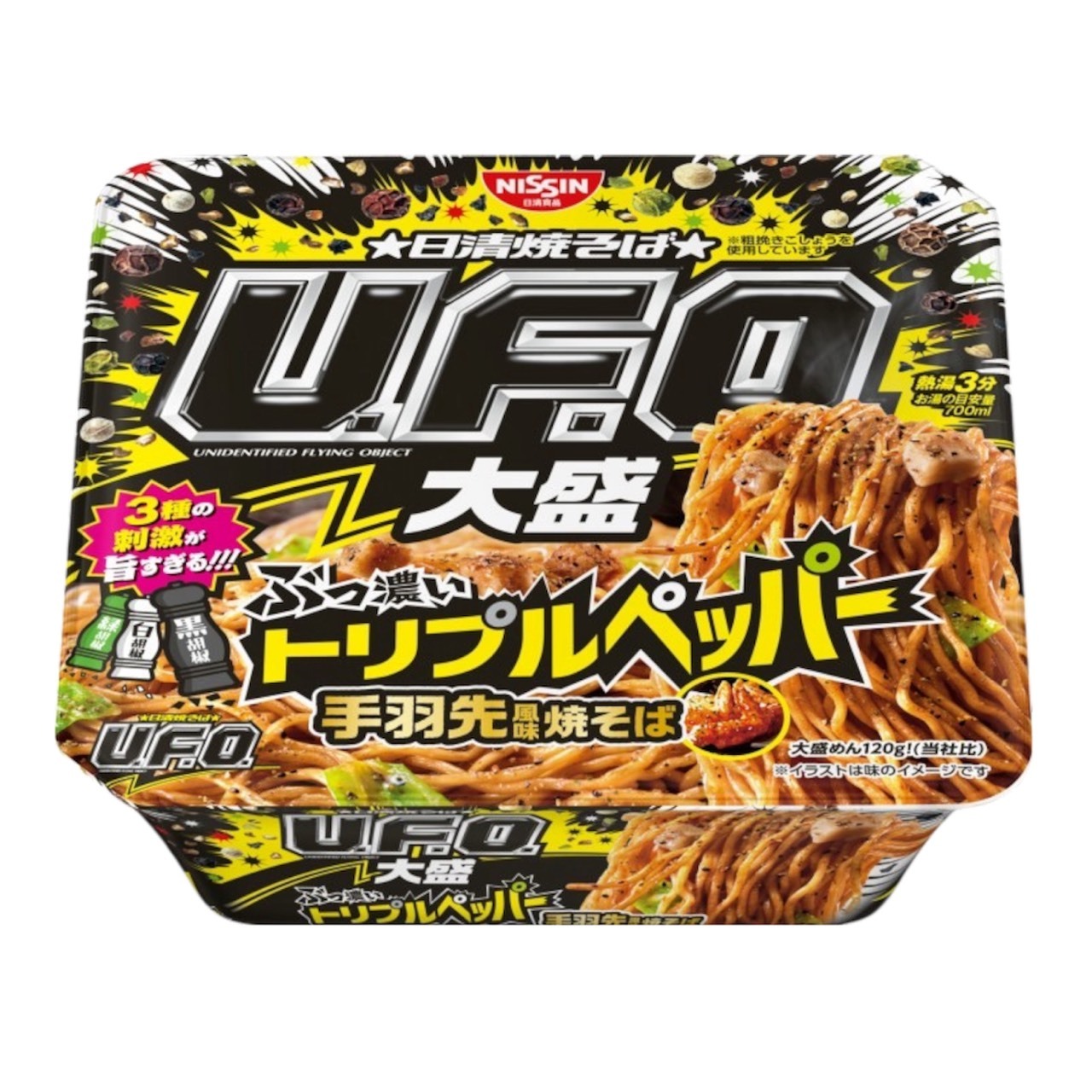 日本 日清 UFO大盛燒炒麵 香辛炸雞翅風味 150g