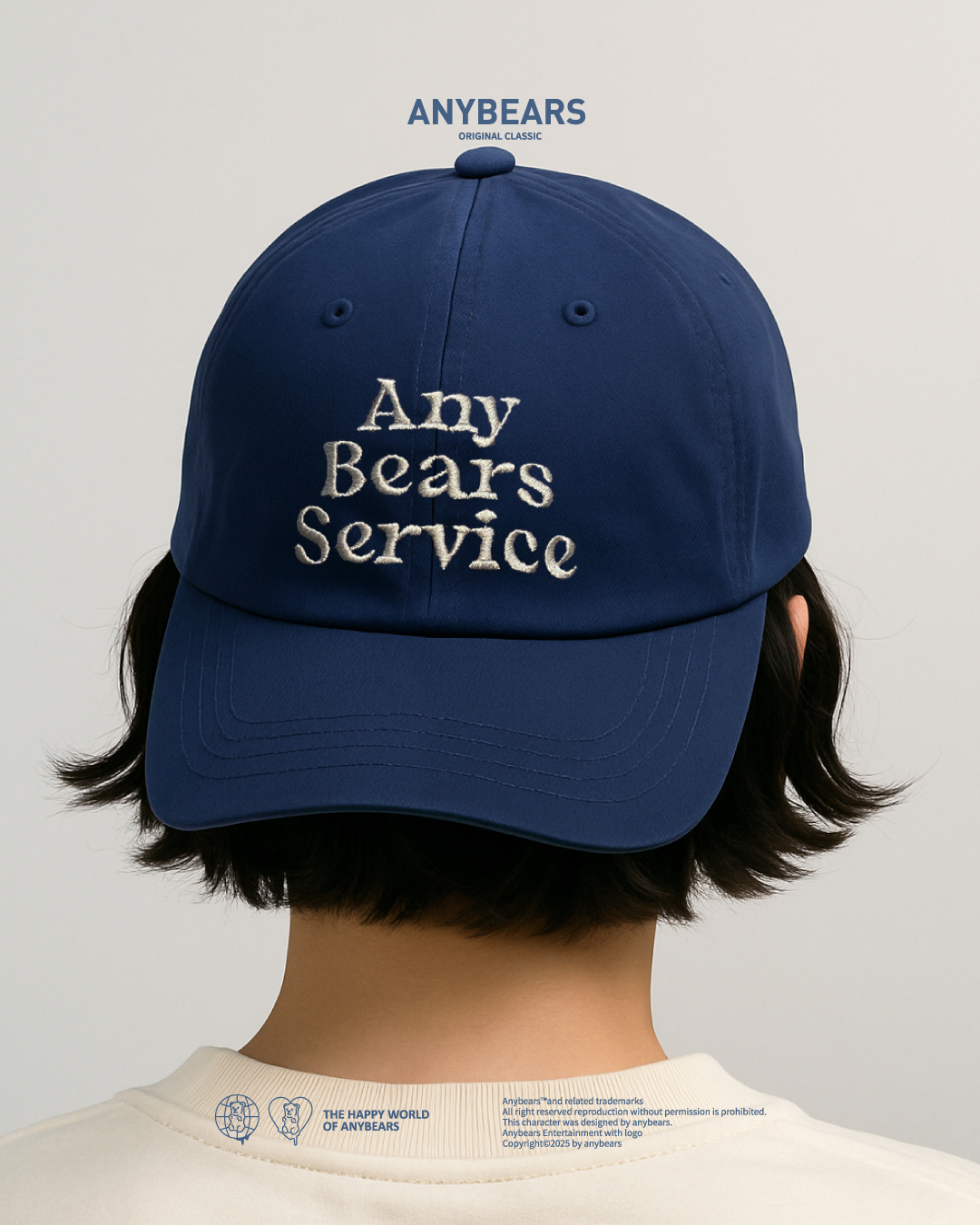 ANYBEARS® ANYBEARS MADE Cap 刺繡鴨舌帽