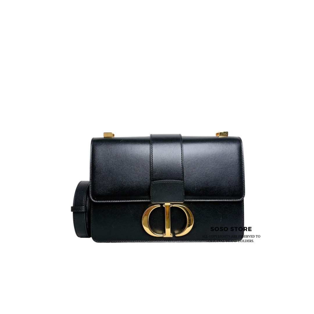Dior Montaigne 30 Bag - Black / Ghw