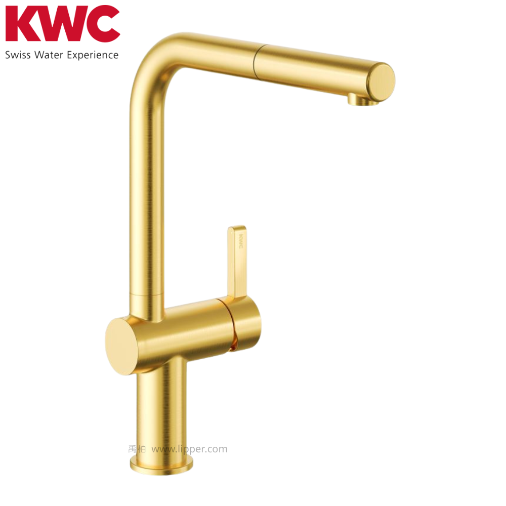 KWC BEVO E 金色伸縮廚房龍頭 10.531.103.577