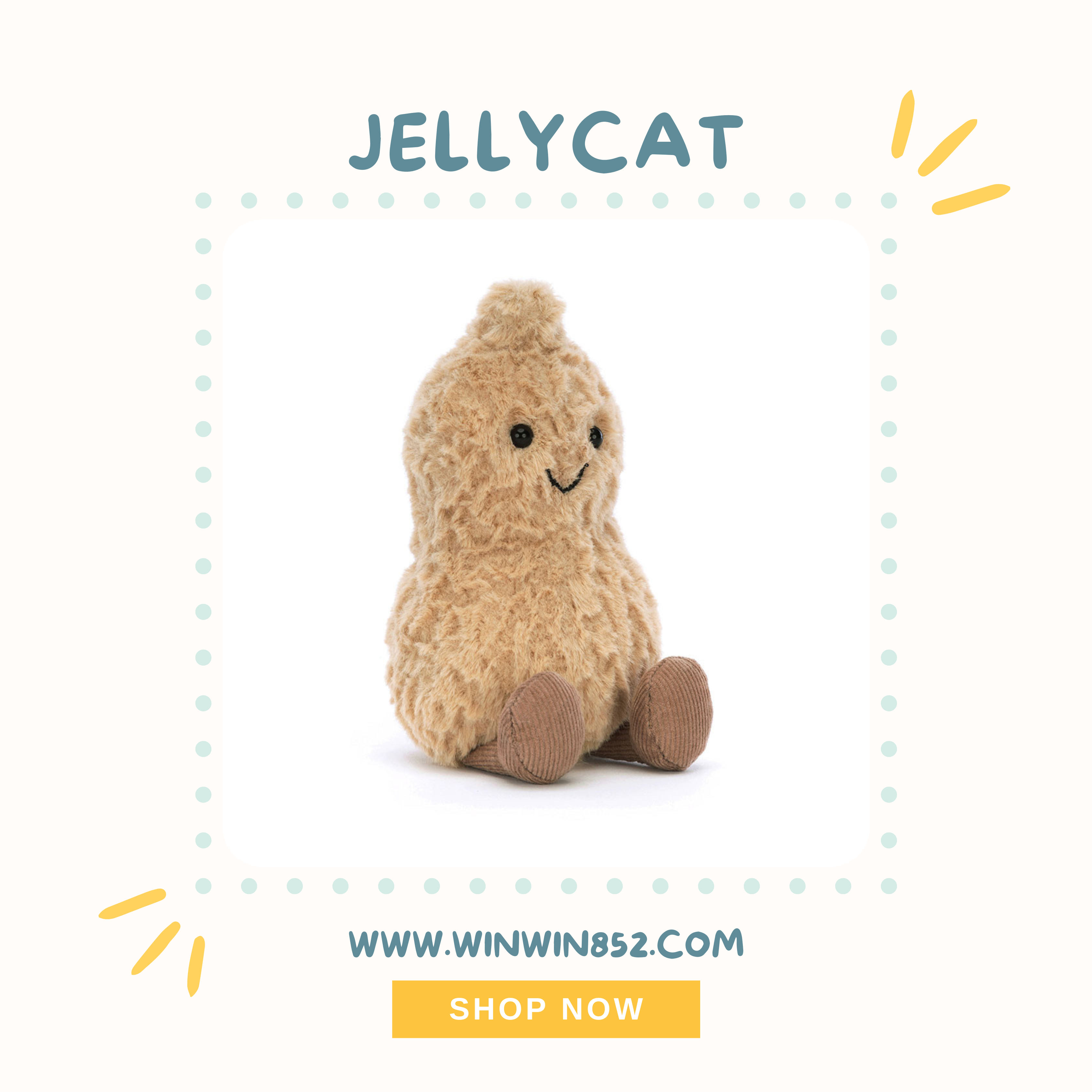 Jellycat Amuseables Peanut