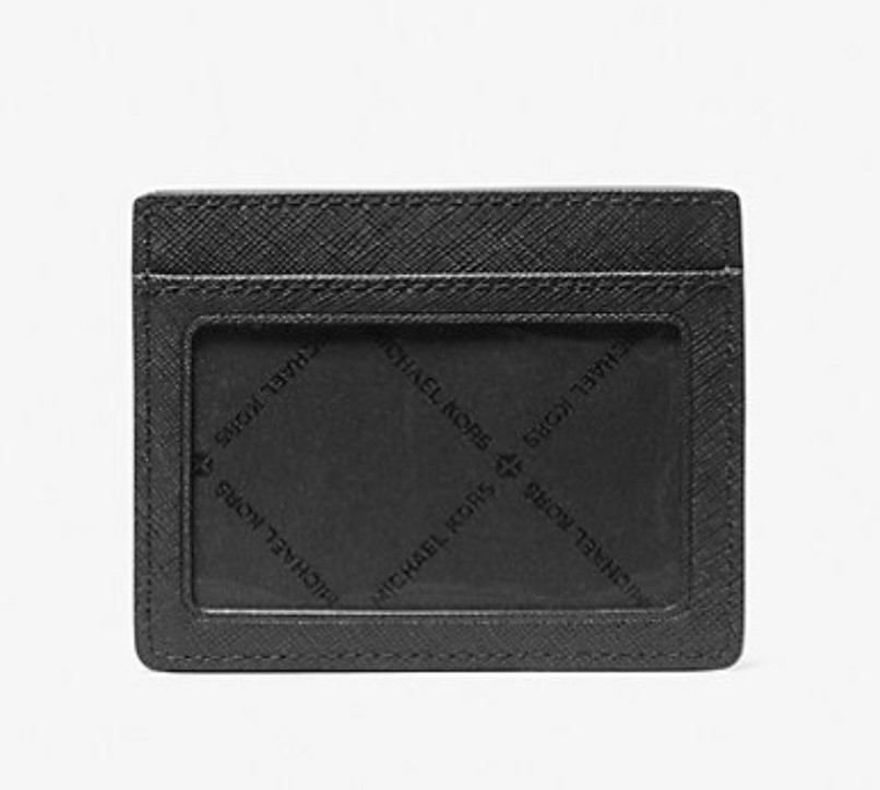 [S] MICHAEL KORS BLACK 35H6GTVD7L LG CARD HOLDER, 190049915844 (SMK1210)
