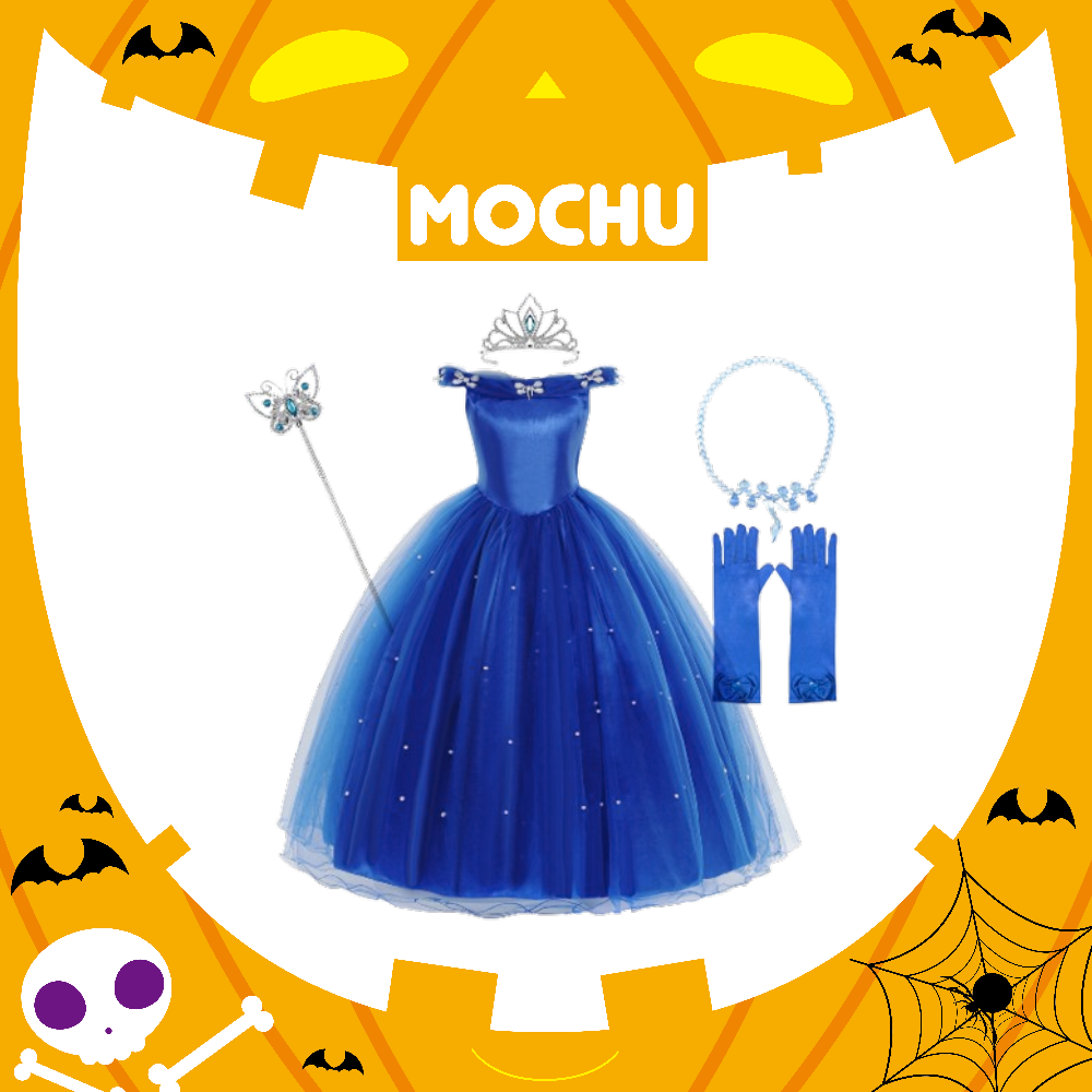 (110cm現貨)灰姑娘公主造型服