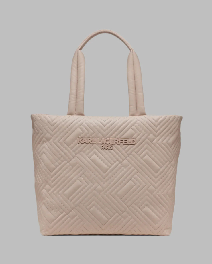 [S] KARL LAGERFELD LH5AZ8CA PARIS SMALL TOP HANDLE TOTE BAG,SHELL, 196788373389 (SKL1109)