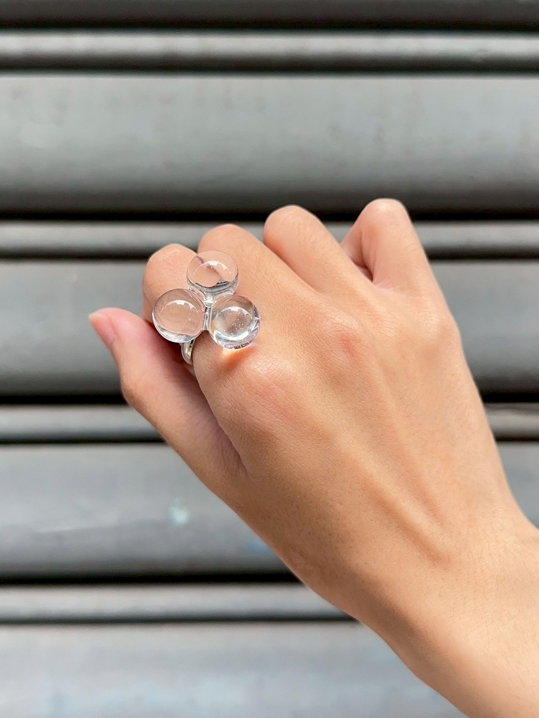 [ Chaco ring. ]  透明球狀 | 戒指 | NO.17