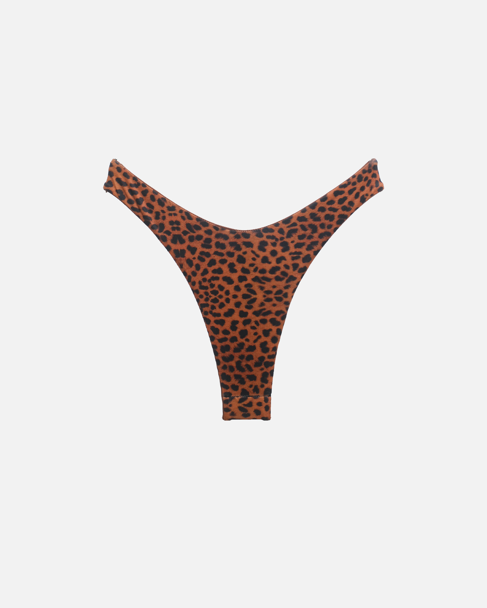 【巧克力豹紋+羅紋咖啡糖】VVE 雙面丁丁泳褲