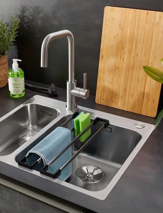 Blanco Jandora-S 526614 伸縮廚房龍頭 (毛絲面) 不鏽鋼 無鉛