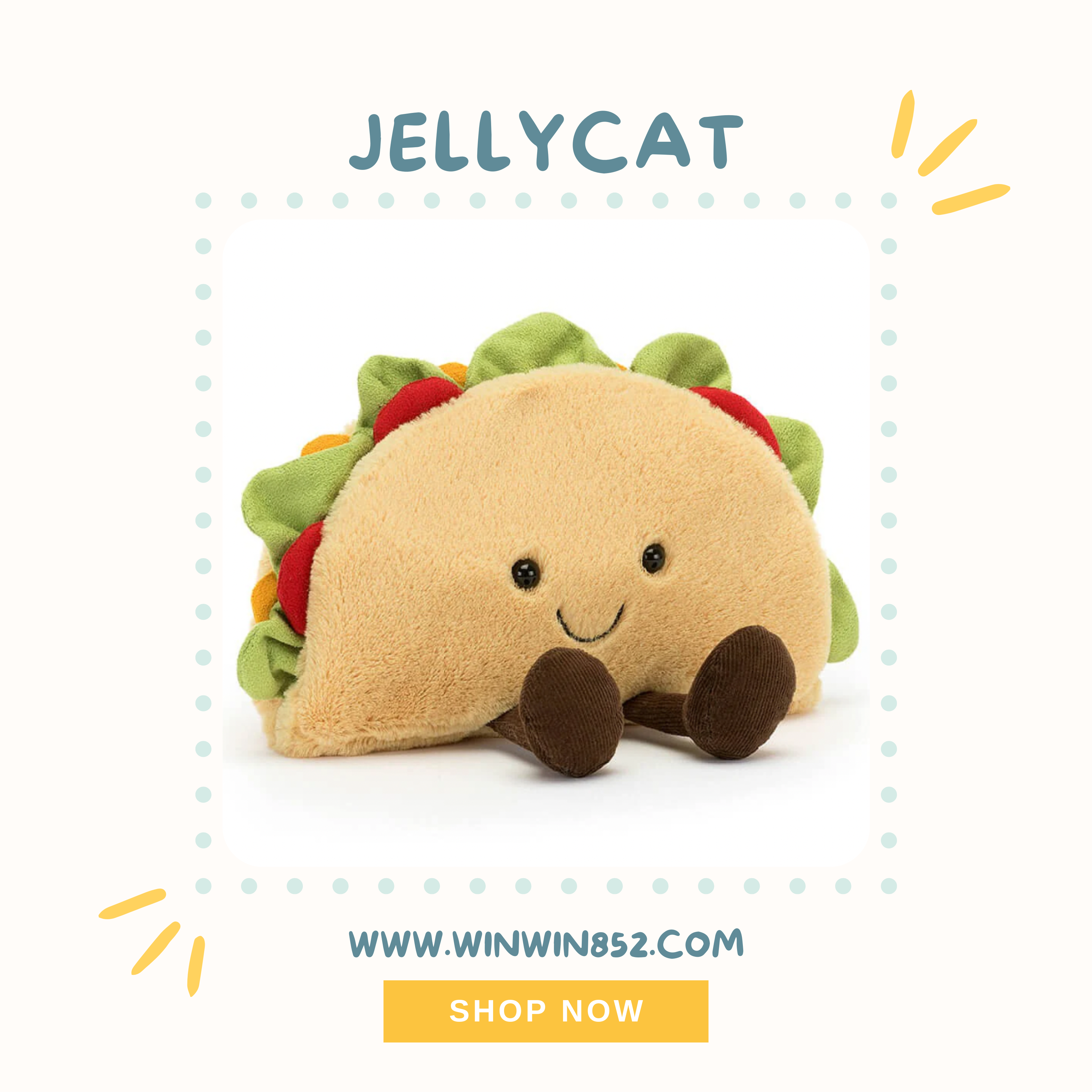 Jellycat Amuseables Taco