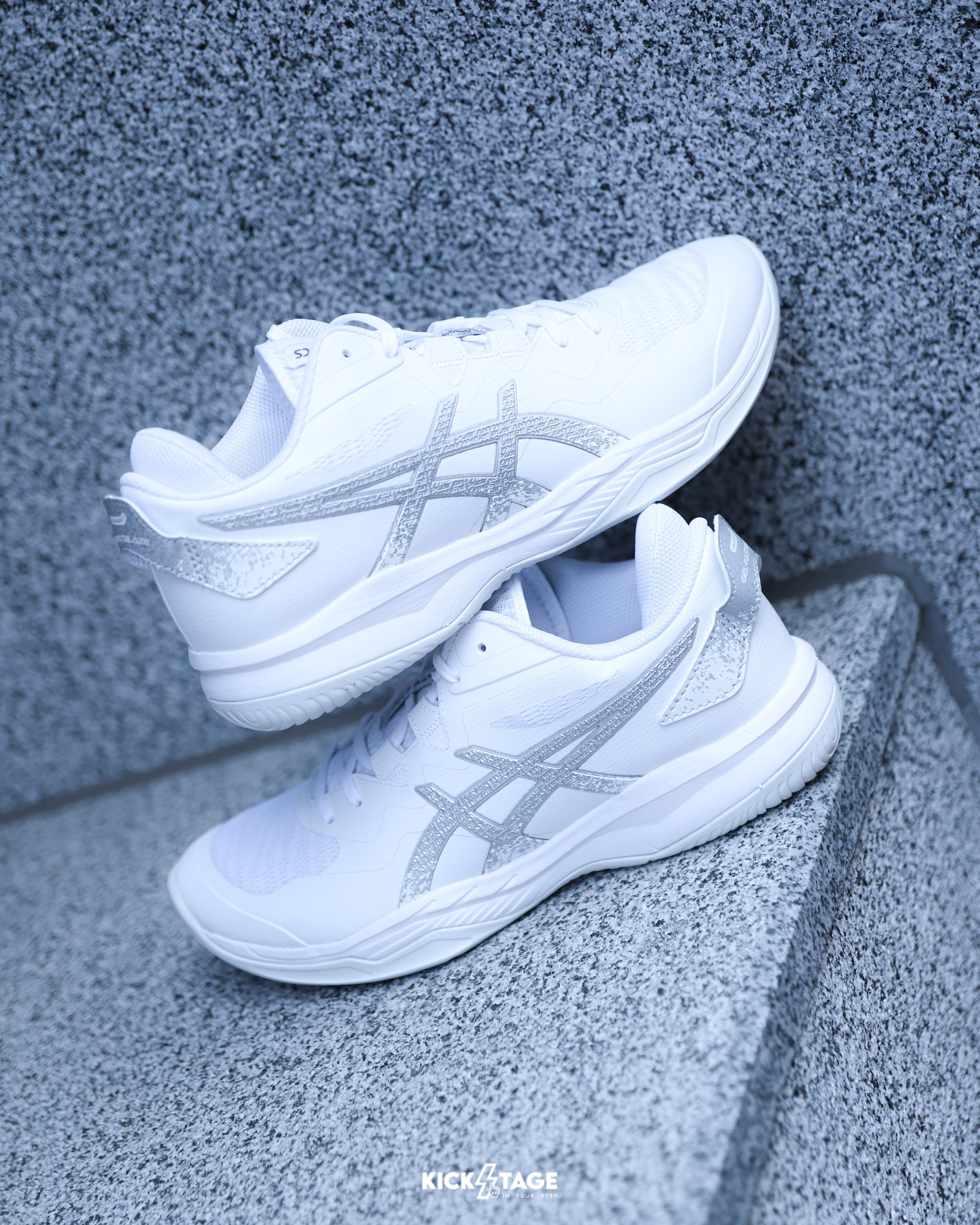 男女鞋 ASICS GEL-FASTBLAZE 白銀 輕量 緩衝 透氣 耐磨大底 運動 籃球鞋【1063A109-101】